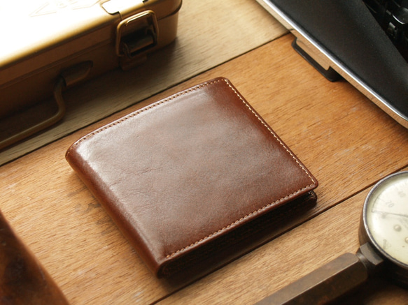 Men's Wallet ( Custom Name ) - Coco Brown 1枚目の画像