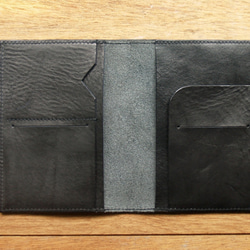 Harley Black手工真皮護照夾 / 護照套 (免費客製刻印英文名 / 禮盒包裝) 第3張的照片