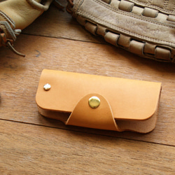 Leather Key Case - Classic Tan 2枚目の画像