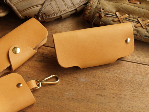 Leather Key Case - Classic Tan 8枚目の画像