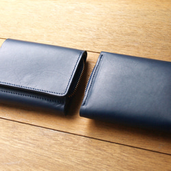 Personalized Wallet ( Custom Name ) - Navy Blue 3枚目の画像