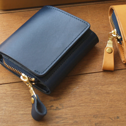 Personalized Wallet ( Custom Name ) - Navy Blue 10枚目の画像