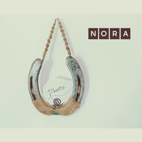 photoframe（蹄鉄写真立て） フォトフレーム・写真立て nora 通販