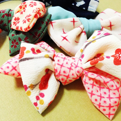 和柄リボンのヘアゴム ヘアゴム bobomama 通販｜Creema(クリーマ) 2691737 