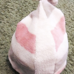 毛巾蓋粉紅色邊框 第4張的照片