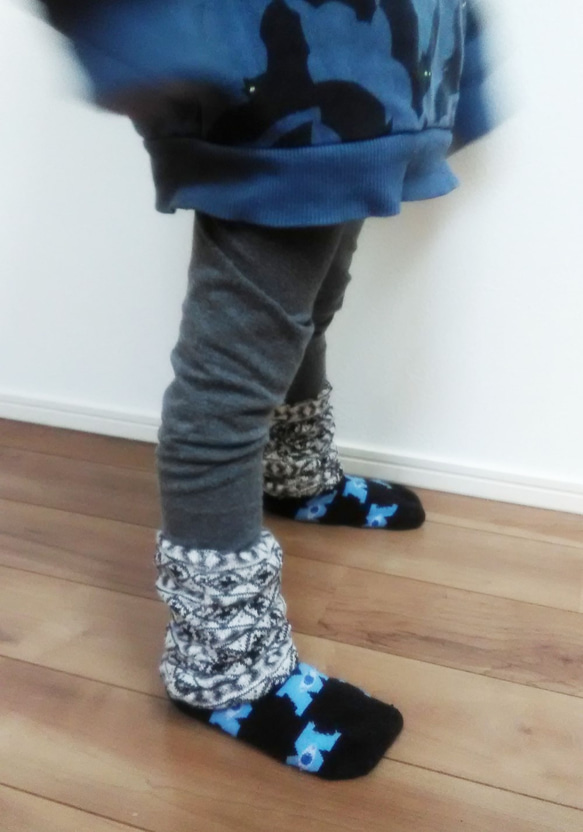 暖腿套[2色 - 所有博覽會為孩子們島模式 第4張的照片