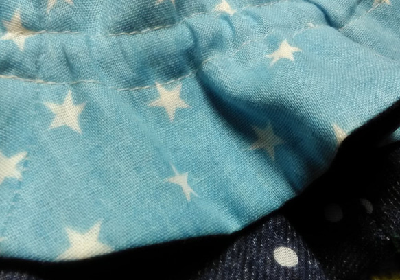 嬰兒鬱金香帽子星級×圓點 第5張的照片