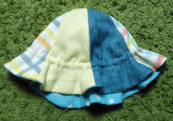嬰兒鬱金香帽子星級×6種紗布 第4張的照片