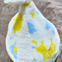 毛巾帽RODY（Rodi）圖案藍色×黃色 第4張的照片