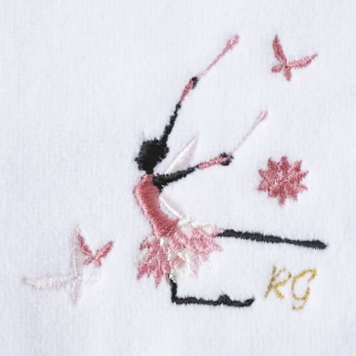 2枚組】新体操 妖精シリーズ 手具シリーズ タオル ハンカチ 全5柄