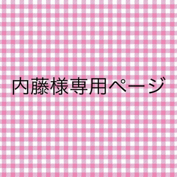 内藤様専用ページ 1枚目の画像