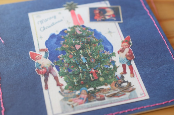 クリスマスカード（Blue） 1枚目の画像