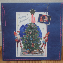 クリスマスカード（Blue） 3枚目の画像