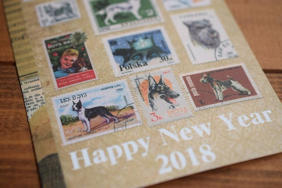 年賀状３枚セット⁂New Year's Card 2018 4枚目の画像