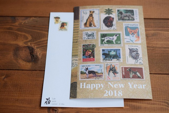 年賀状３枚セット⁂New Year's Card 2018 6枚目の画像