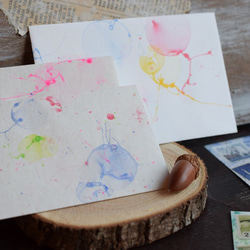 小さなレターセット＊古切手のコラージュ 5枚目の画像