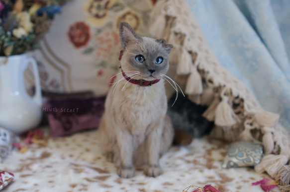 MINI'S SECRET ~手工特殊訂製 羊毛氈高擬真仿真複刻貓咪~ 東奇尼貓 第4張的照片