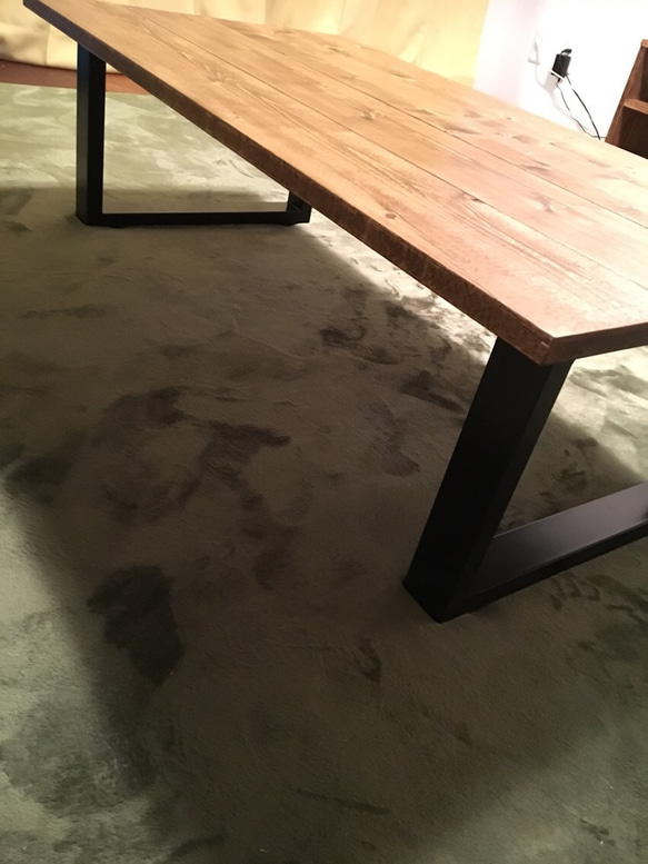 【受注製作可】Iron Leg Low Table【dark color】 4枚目の画像