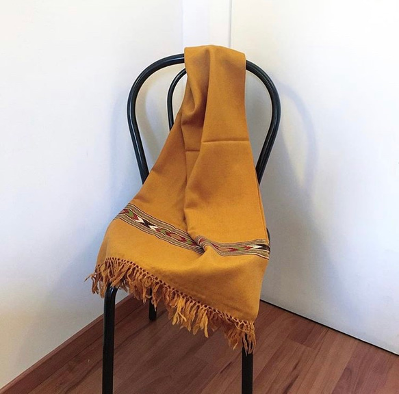 BOHOROOM | Handloom merino wool scarf 第1張的照片