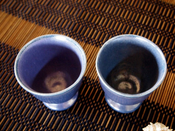 パールのラベンターカップ　2個セット 4枚目の画像