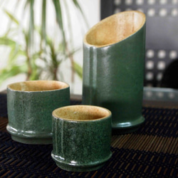 竹の酒器3点セット おちょこ・ぐい呑み・徳利 巷房レオ 通販 9236059