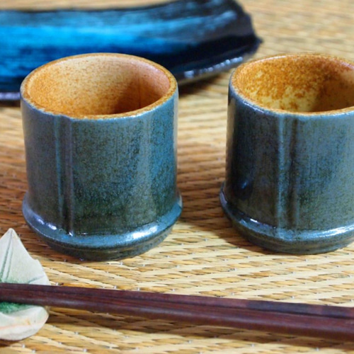 竹の酒器 2点セット おちょこ・ぐい呑み・徳利 巷房レオ 通販｜Creema 