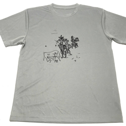ココペリ 精霊 ドライTシャツ ホピ族 ネイティブアメリカン