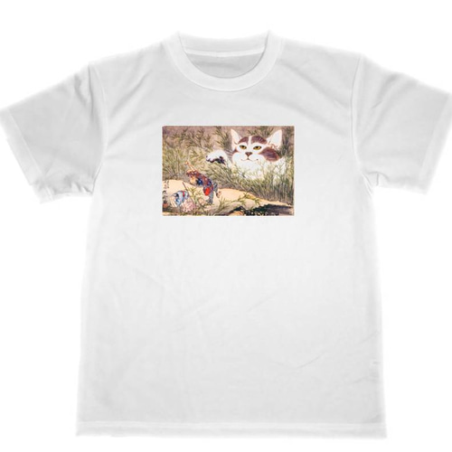 化け猫 ドライ Tシャツ 河鍋暁斎 猫 ネコ 妖怪 浮世絵 UKIYOE グッズ T