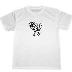 モンスター　ドライ　Tシャツ　TUGE9999　オリジナル　切り絵　子供　野球帽　妖精　アート　野球　グッズ 1枚目の画像