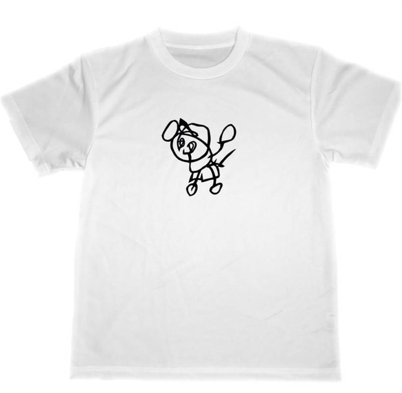 モンスター　ドライ　Tシャツ　TUGE9999　オリジナル　切り絵　子供　野球帽　妖精　アート　野球　グッズ 1枚目の画像