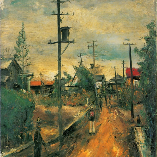 肥後橋風景 佐伯祐三 絵画販売 複製画