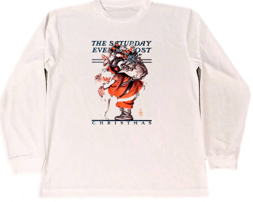 J C ライエンデッカー ドライ Tシャツ サンタクロース クリスマス