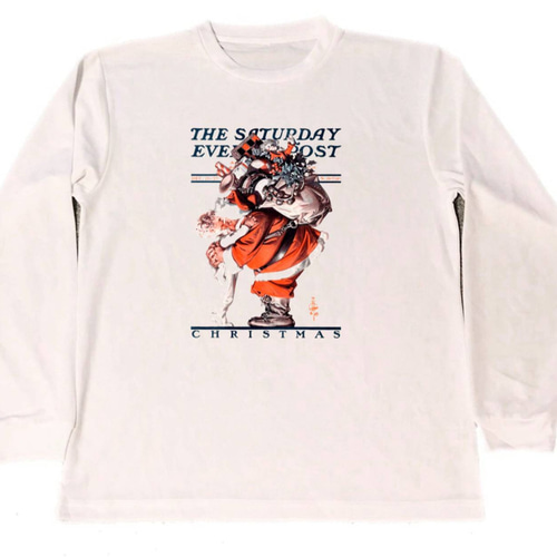 J C ライエンデッカー ドライ Tシャツ サンタクロース クリスマス