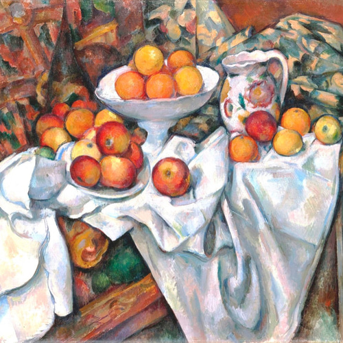 ポール・セザンヌ ドライ Tシャツ 名画 絵画 アート グッズ リンゴと