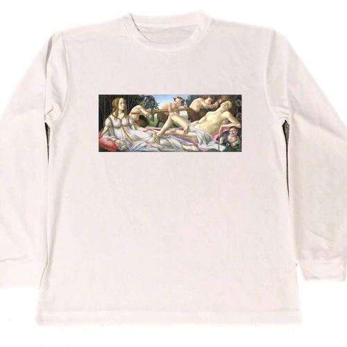 FR2 長袖Tシャツ ロンT フォト 絵画 アート サイズXL サンドロ・ボッティチェッリ ドライ Tシャツ 名画 絵画 アート グッズ