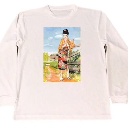 須藤しげる ドライ Tシャツ 名画 イラスト アート グッズ からたちの花