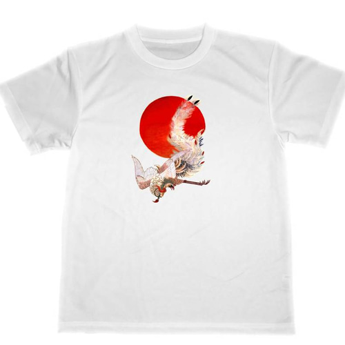 伊藤若冲 旭日鳳凰 ドライTシャツ 日本画 グッズ Tシャツ 5つ