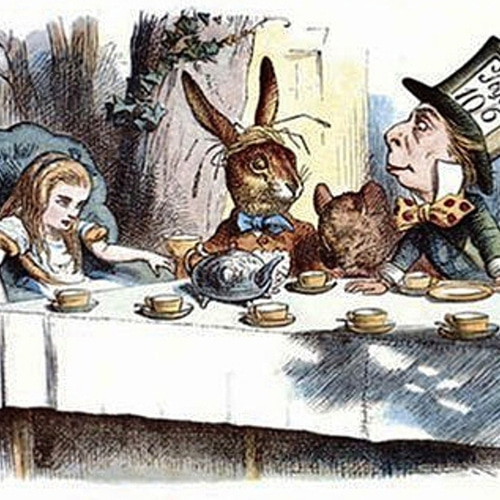 不思議の国のアリス ドライTシャツ ジョン・テニエル マッド ティー