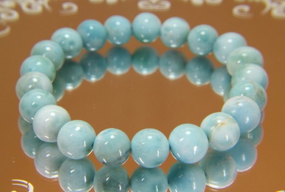 ラリマーのブレスレット