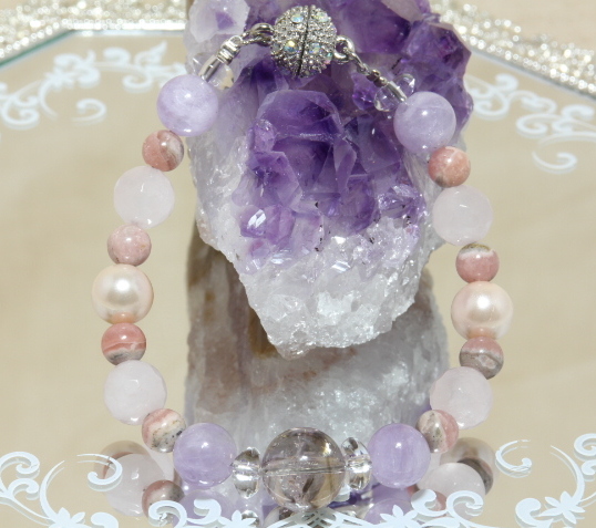 スーパーセブンとインカローズなどの組合せブレスレット