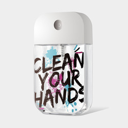 Clean your hands 英文 旋蓋式迷你消毒噴霧瓶 防疫用品 兩件組 三件組 五件組 PU005 第1張的照片