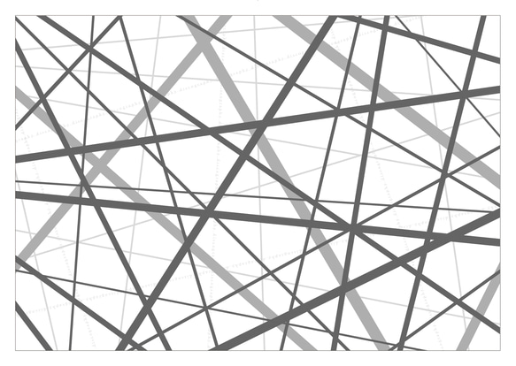 【8周年　セール】クロスラッピングペーパー 幾何学模様【geo-graphics】 5枚目の画像