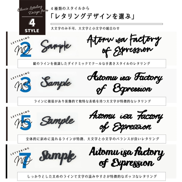 <オーダーメイド#18>レタリングレザーのキーホルダー 4枚目の画像