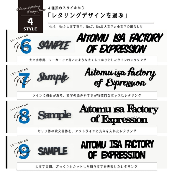 <オーダーメイド#19>レタリングレザーのバッグチャーム 4枚目の画像