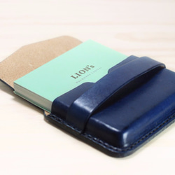 ハンド斜視革、革カードケース/カードパッケージ（ジャンパー節）・LIONの手の本革レザー 2枚目の画像