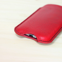 iPhone 6  / 6s / 7 極簡手工真皮皮革手機套・LION's 手工皮革 皮件 第3張的照片