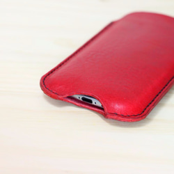 iPhone 6 Plus / 6s Plus / 7 Plus 極簡手工真皮皮革手機套・LION's 手工皮革 皮件 第3張的照片