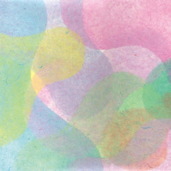 和紙造形テキスタイル　スカーフ「ぎゅっ」 4枚目の画像