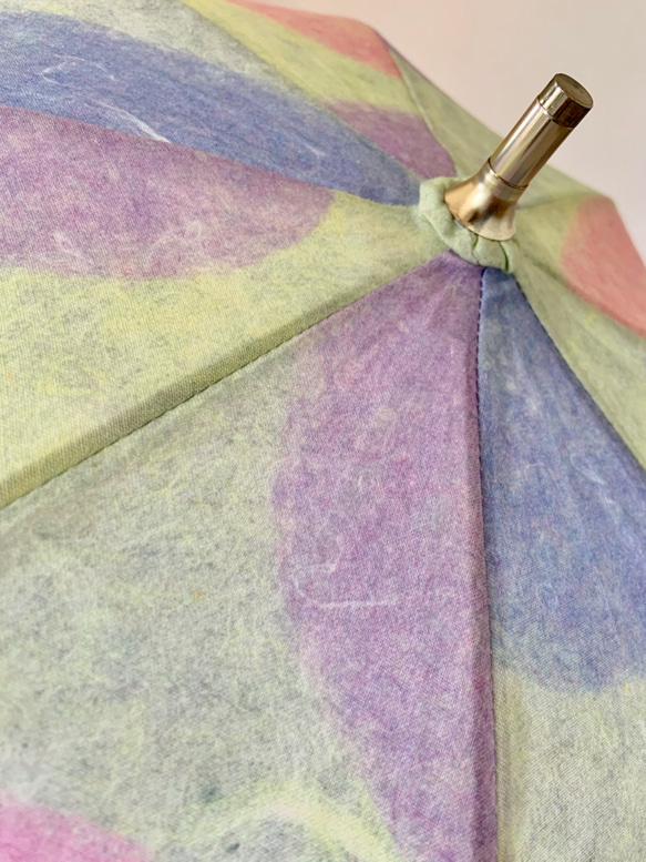 和紙造形テキスタイル・1点もの日傘（いとしいもの） 7枚目の画像