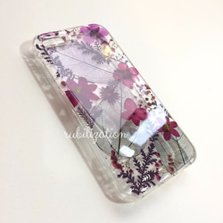 純粹紫::pressed flower押花手機殼 第2張的照片